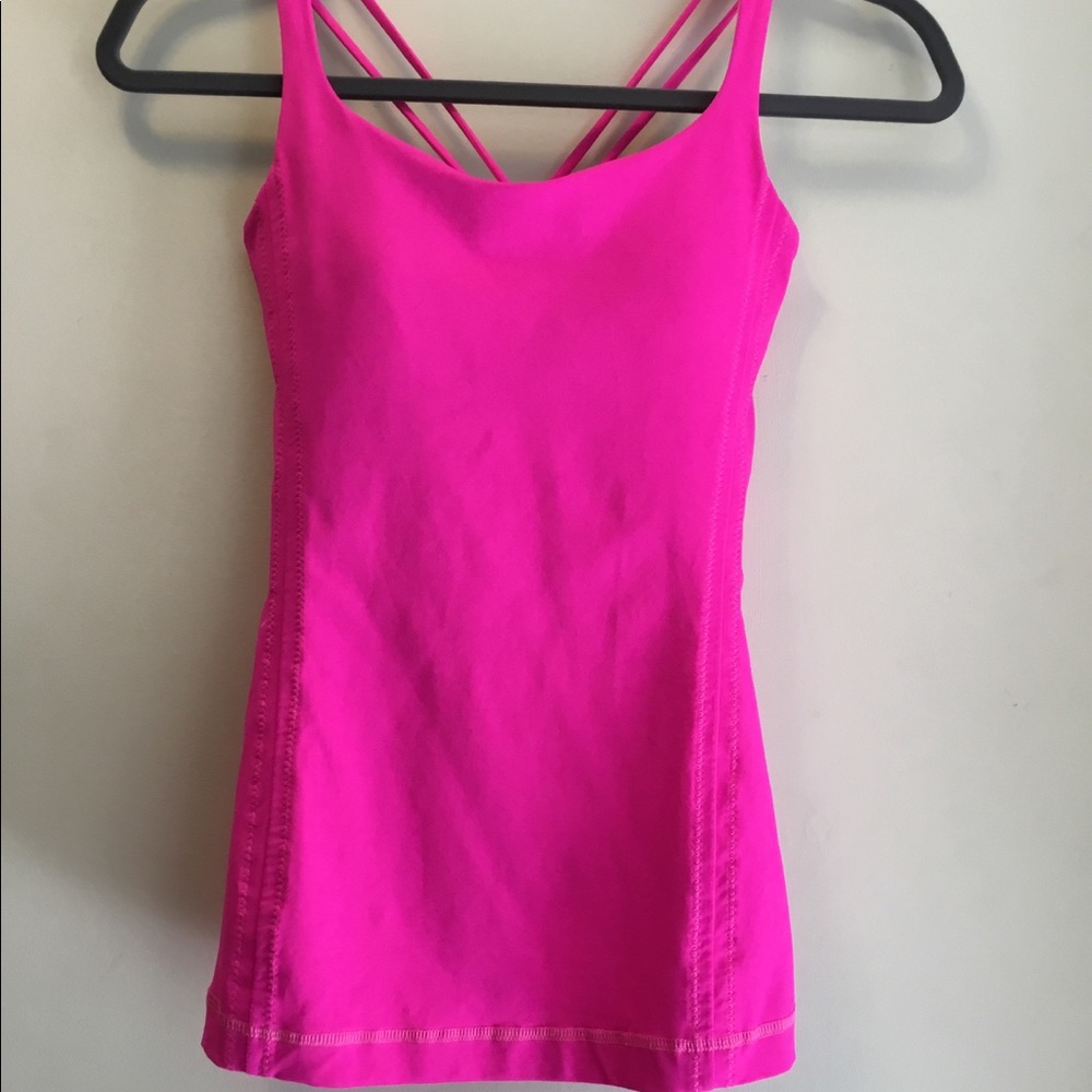 Lululemon Hot Pink Tank sz 2